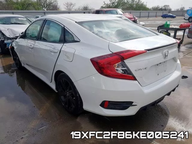 19XFC2F86KE005241 фото 4