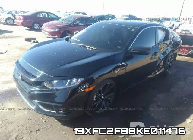 19XFC2F88KE011476 фото 3