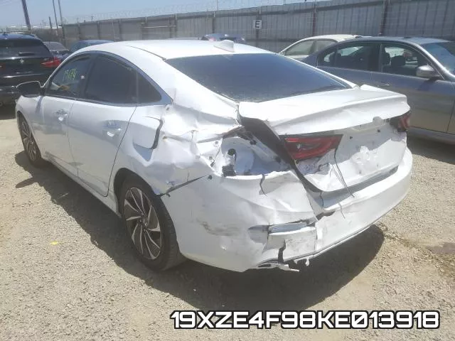 19XZE4F98KE013918 фото 4