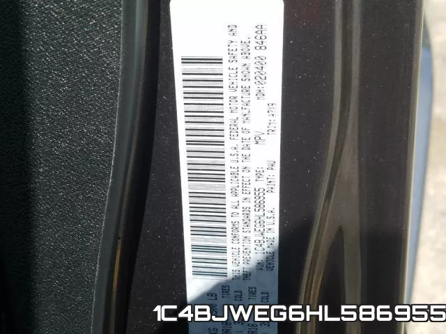 1C4BJWEG6HL586955 фото 2