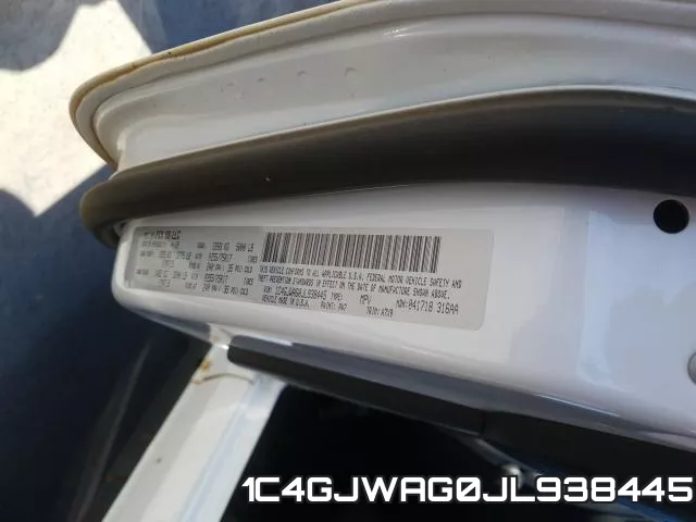 1C4GJWAG0JL938445 фото 2