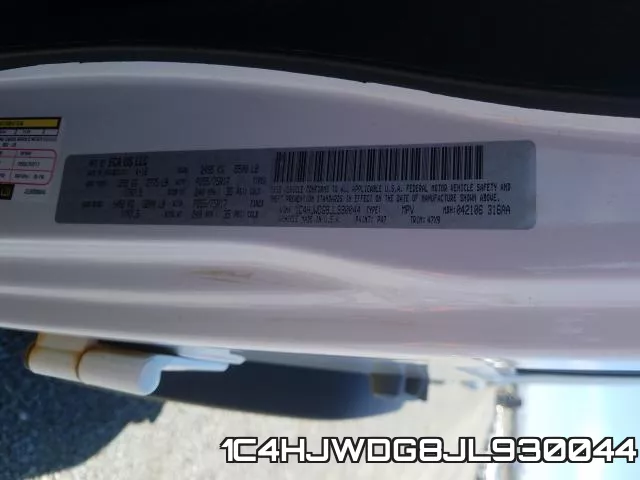 1C4HJWDG8JL930044 фото 2