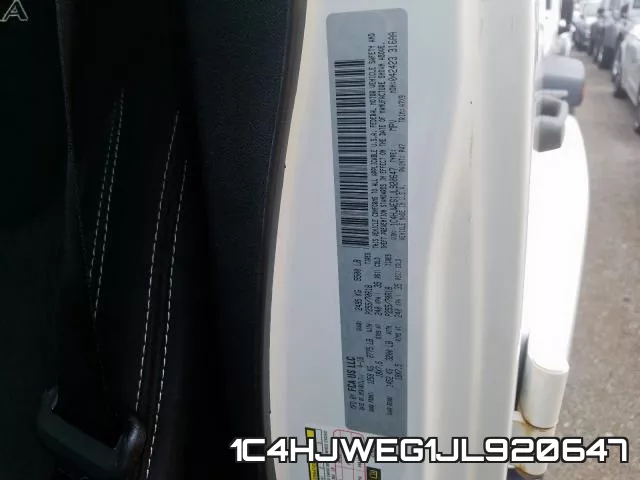1C4HJWEG1JL920647 фото 2