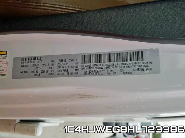 1C4HJWEG8HL723386 фото 2