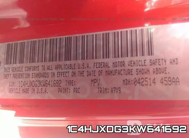 1C4HJXDG3KW641692 фото 10