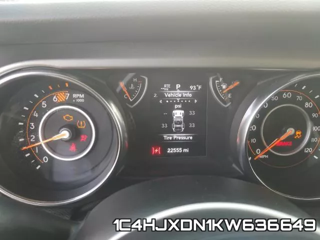 1C4HJXDN1KW636649 фото 9
