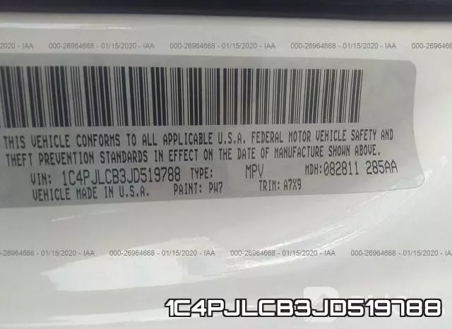 1C4PJLCB3JD519788 фото 10