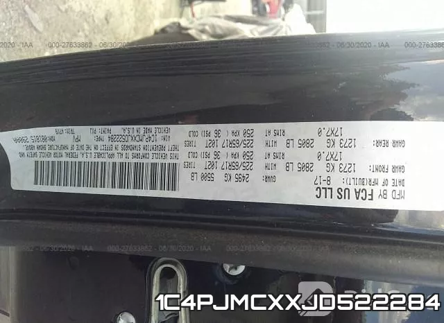 1C4PJMCXXJD522284 фото 10