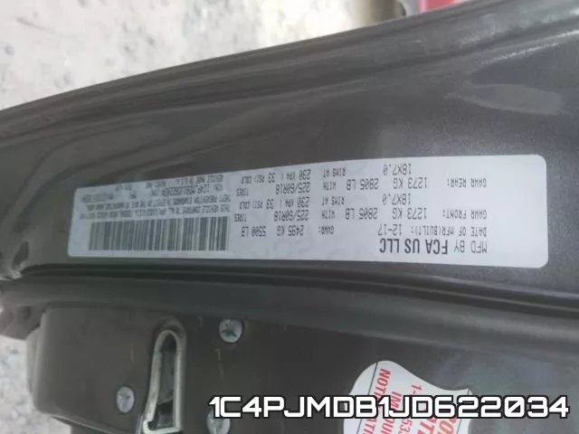 1C4PJMDB1JD622034 фото 2