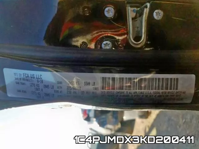 1C4PJMDX3KD200411 фото 2