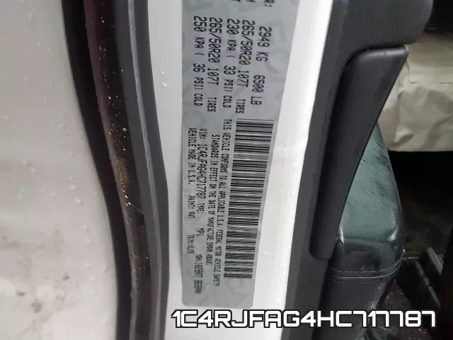 1C4RJFAG4HC717787 фото 2