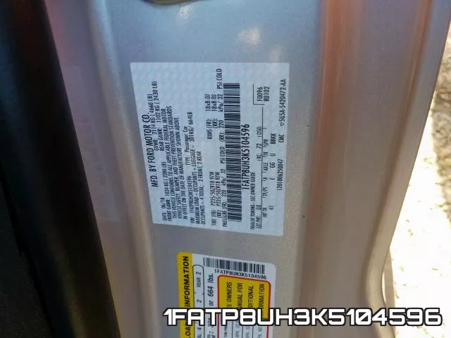 1FATP8UH3K5104596 фото 2