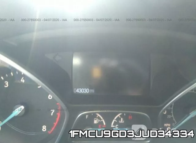 1FMCU9GD3JUD34334 фото 8
