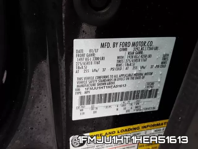 1FMJU1HT1HEA51613 фото 2