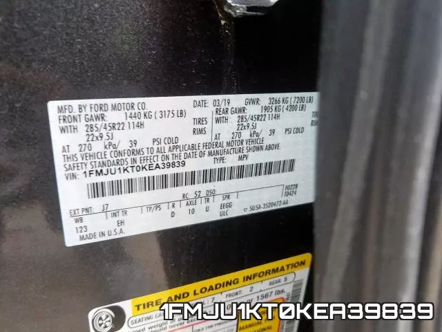 1FMJU1KT0KEA39839 фото 2