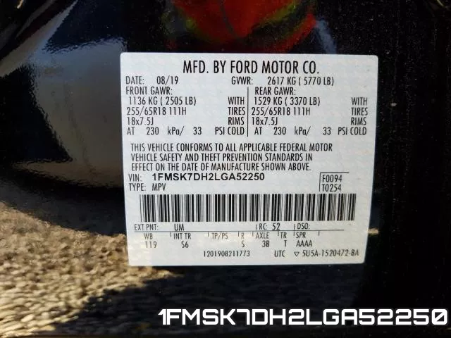 1FMSK7DH2LGA52250 фото 2