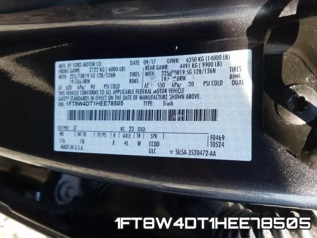 1FT8W4DT1HEE78505 фото 2