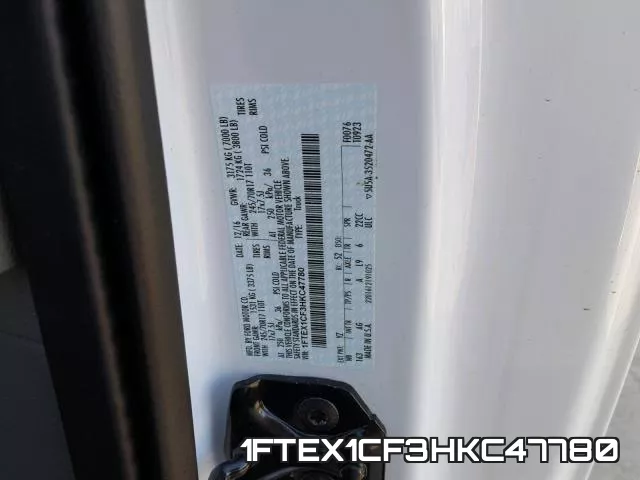 1FTEX1CF3HKC47780 фото 2