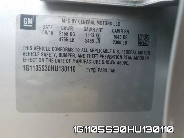 1G1105S30HU130110 фото 2