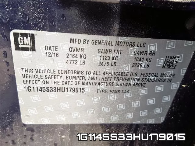 1G1145S33HU179015 фото 2