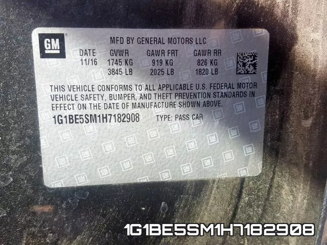 1G1BE5SM1H7182908 фото 2