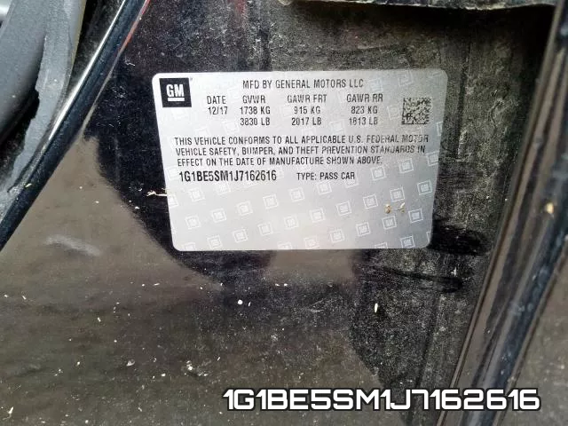 1G1BE5SM1J7162616 фото 2