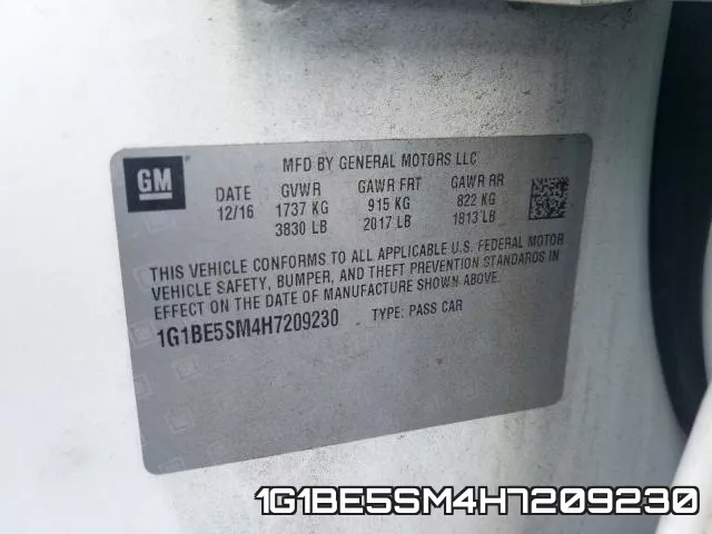1G1BE5SM4H7209230 фото 2