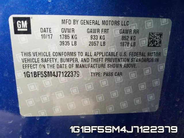 1G1BF5SM4J7122379 фото 2