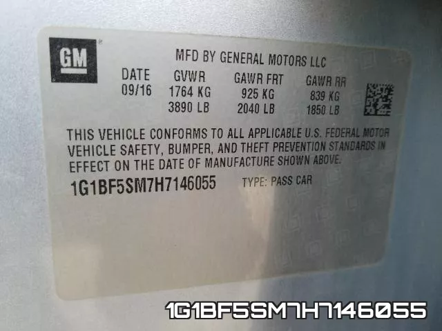 1G1BF5SM7H7146055 фото 2