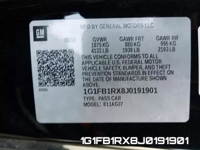 1G1FB1RX8J0191901 фото 2