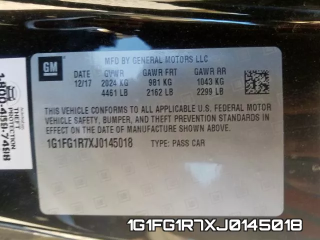 1G1FG1R7XJ0145018 фото 2