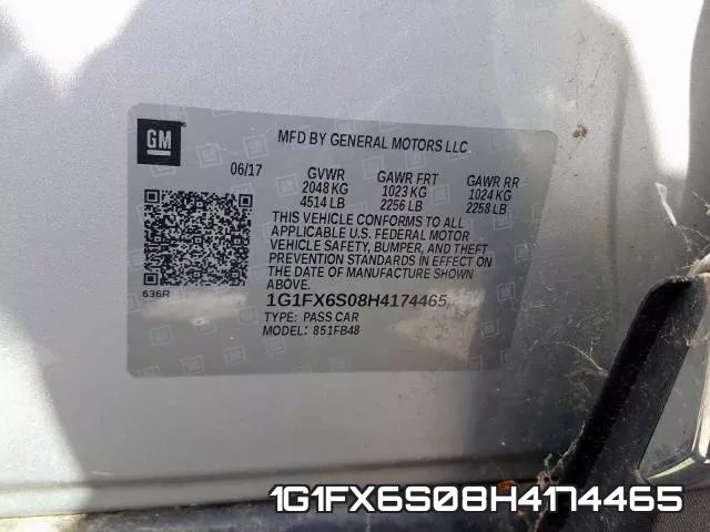 1G1FX6S08H4174465 фото 2