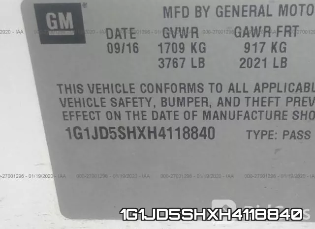 1G1JD5SHXH4118840 фото 10