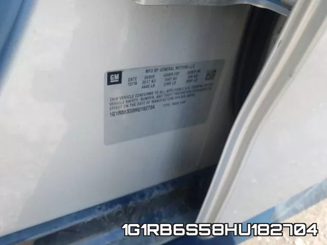 1G1RB6S58HU182704 фото 2
