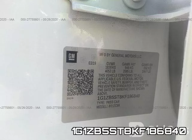 1G1ZB5ST8KF186840 фото 10