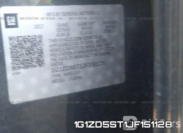 1G1ZD5ST1JF151128 фото 10