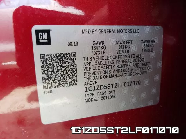 1G1ZD5ST2LF017070 фото 2