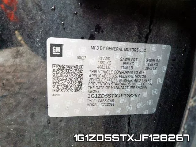 1G1ZD5STXJF128267 фото 2