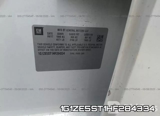 1G1ZE5ST1HF284334 фото 10