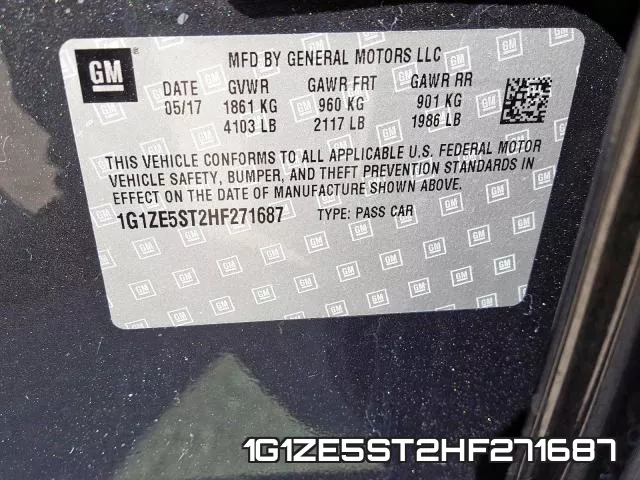 1G1ZE5ST2HF271687 фото 2
