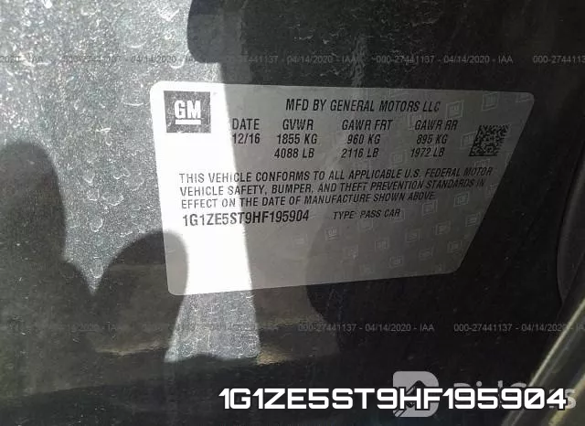 1G1ZE5ST9HF195904 фото 10