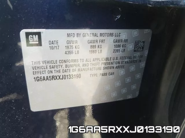 1G6AA5RXXJ0133190 фото 2