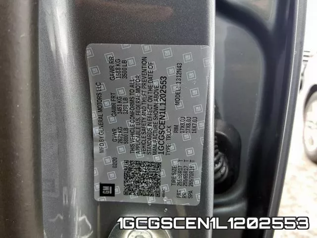 1GCGSCEN1L1202553 фото 2