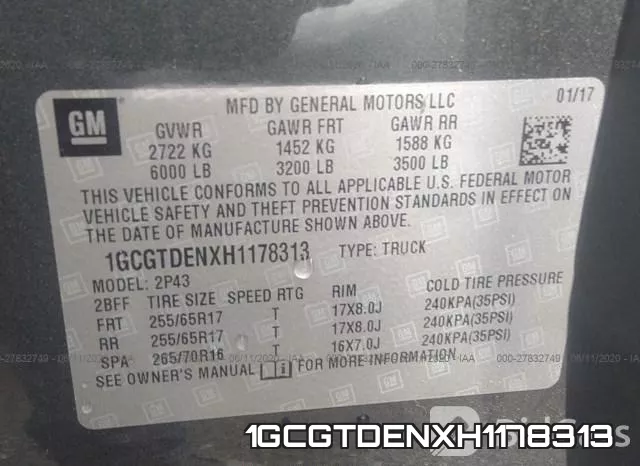 1GCGTDENXH1178313 фото 10