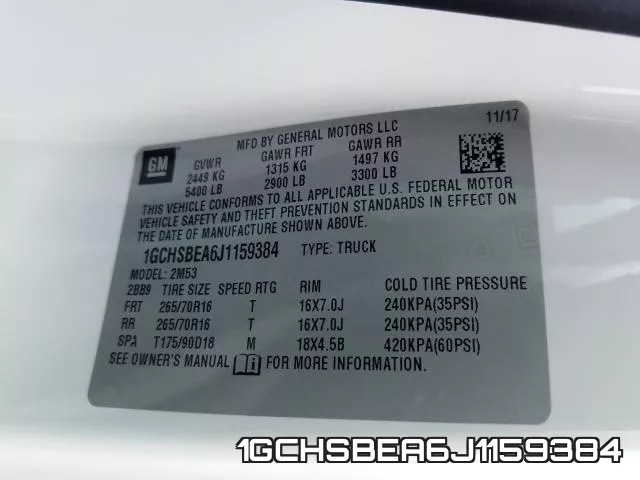 1GCHSBEA6J1159384 фото 2