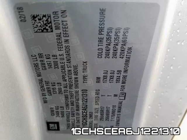 1GCHSCEA6J1221310 фото 2