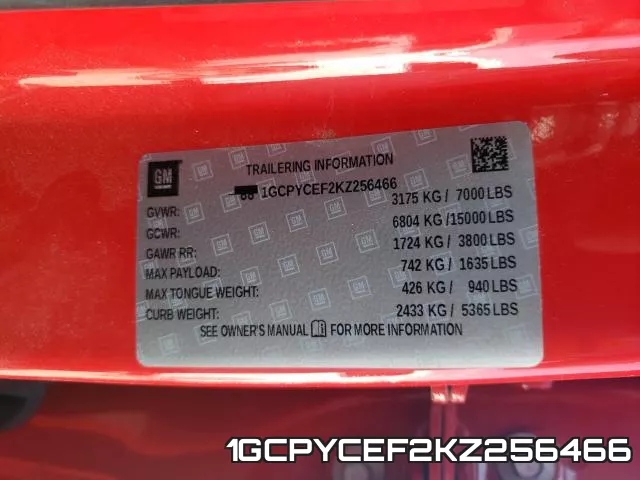 1GCPYCEF2KZ256466 фото 2