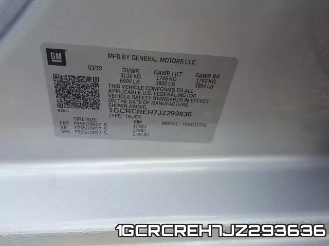 1GCRCREH7JZ293636 фото 2