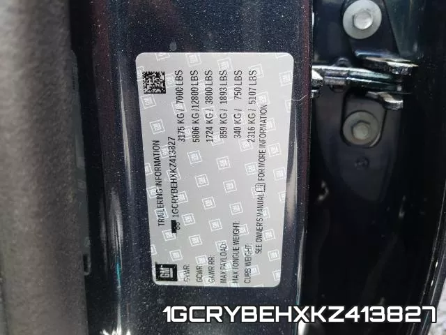 1GCRYBEHXKZ413827 фото 2