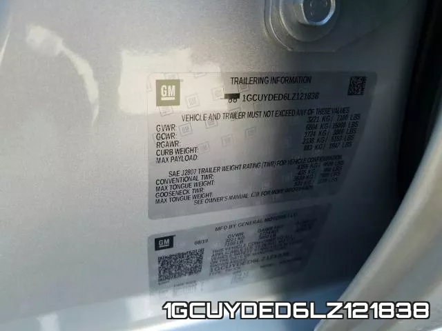 1GCUYDED6LZ121838 фото 2